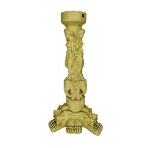 Vintage Tiki India Hindu Aztec Heavy Nude Goddess Elephant Dragon Claws Stand